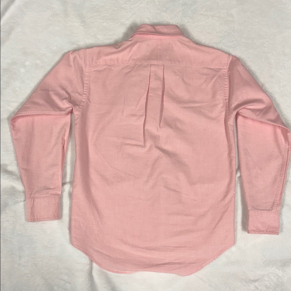 Polo Ralph Lauren Boy's Cotton Oxford Shirt Pink Size 7 Pony Preppy Classic - Picture 6 of 9